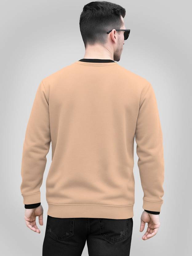 Men Solid Round Neck Blue, Black Sweater